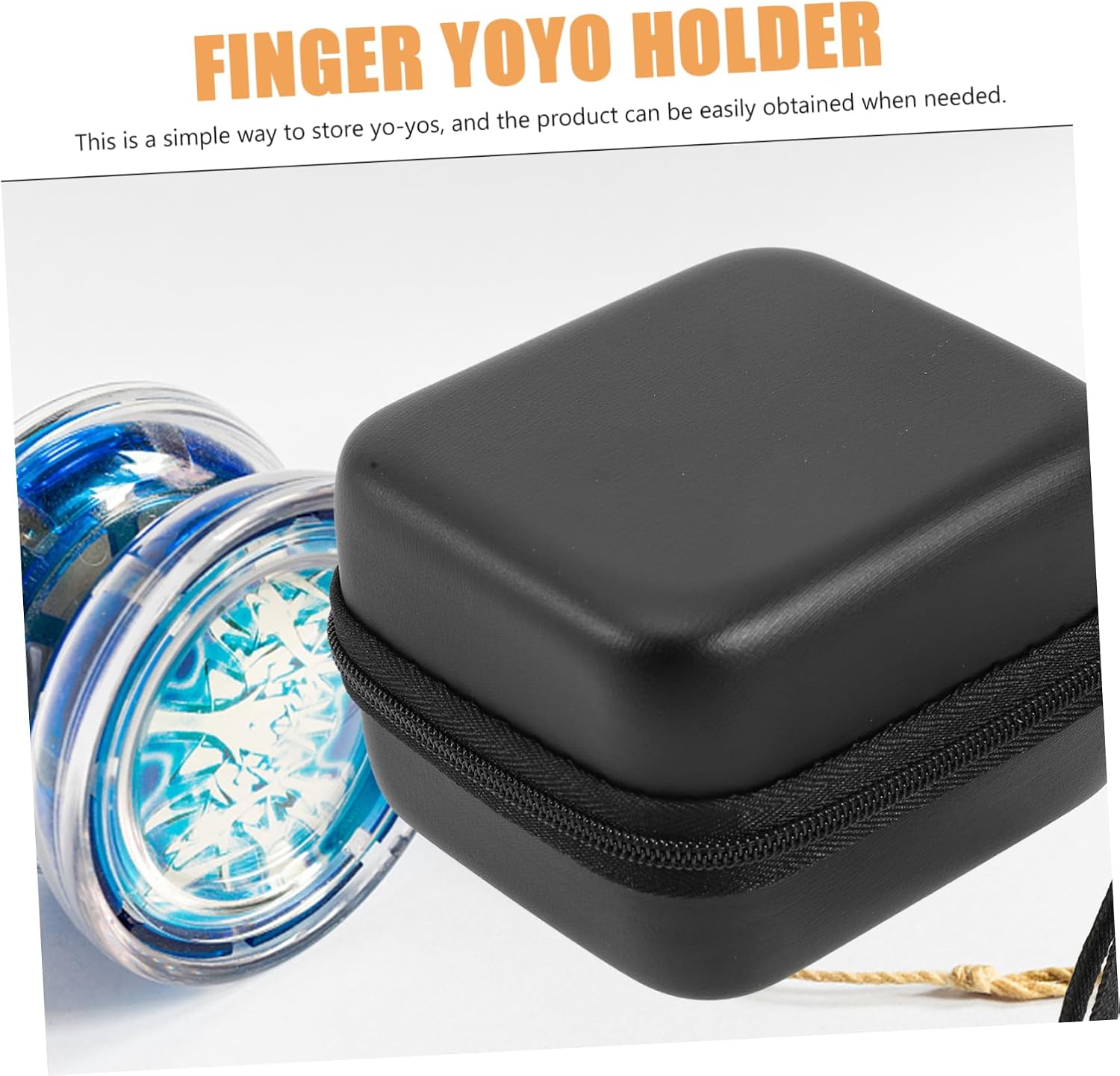 Abaodam 1hole Yo-yo Storage Bag Portable Pouch for Easy Carrying Unique Design for Players Lightweight and Stylish Accessory for Toy Organization