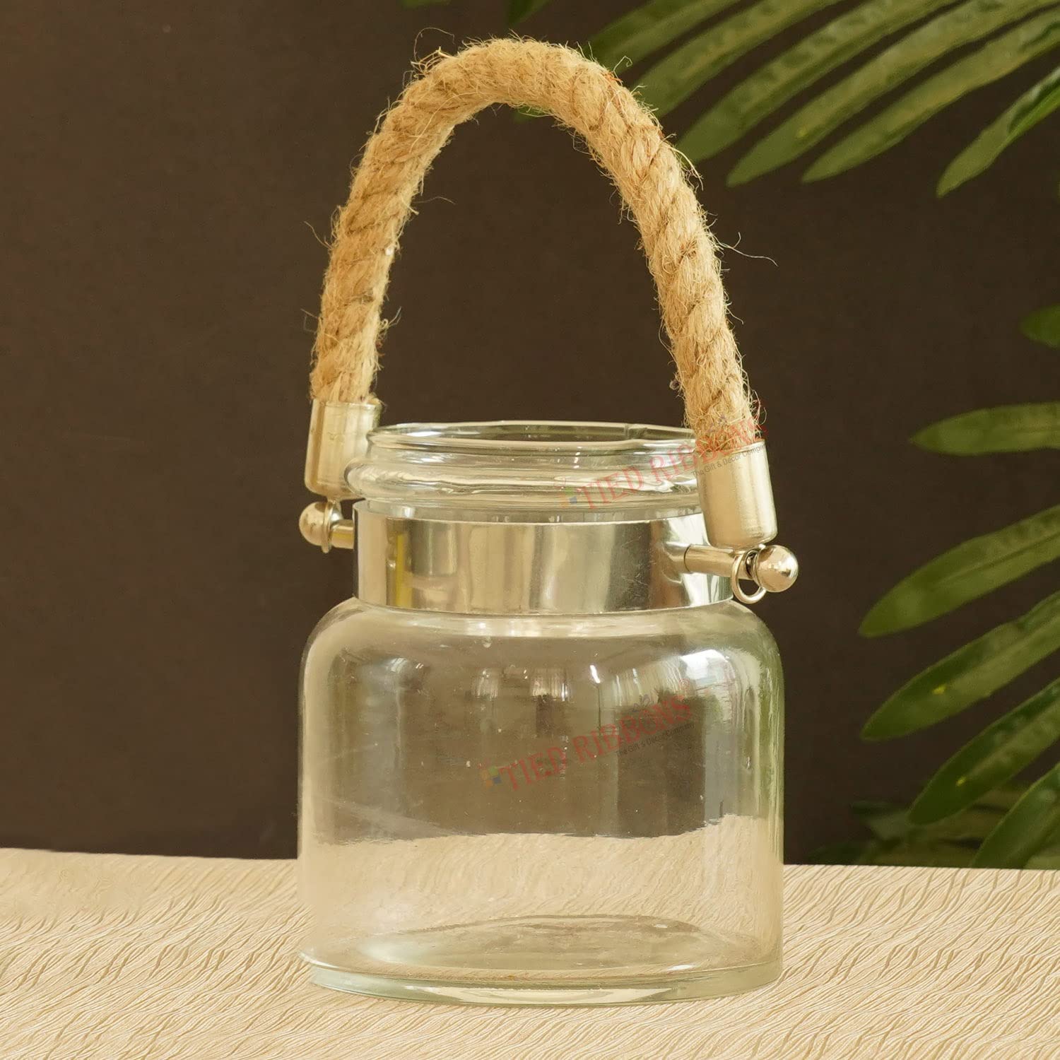 Rishabh Home Decoration Rishabh Home Decorative Glass Flowers Vase for Flowers Home Decor Living Room Bedroom Centre Table Wall Hanging Decoration Items (Without Flower (6 inchi, 1), Clear 2