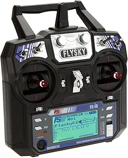 Flysky FS-i6 6CH 2.4G AFHDS 2A LCD Transmitter iA6 Receiver Radio System for RC Heli Glider Quadcopter (Mode 1)