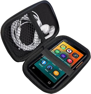 Blueshaweu Kompatibel mit Innoasis G1 Schutzhüllen, Reise- und Aufbewahrungskoffer, Hard Case kompatibel mit Innioasis G1 / G3 4 Zoll / IERO B9 4 Zoll Full Touch Screen MP4 MP3 Player (Schwarz)
