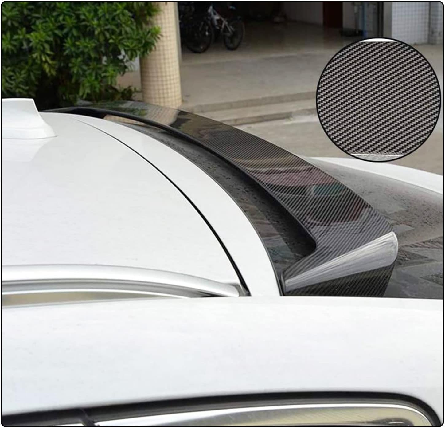 MCARCAR KIT Carbon Fiber Roof Spoiler for BMW X6 F16 /6M F86 2015-2018 Rear Roof Window Spoiler Rear Top Wing Lip Factory Outlet