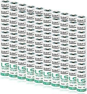 (80 Count) LS17330 3.6V 2100mAh Lithium Thionyl Chloride (Li-SOCl2) Battery for Saft Primary LS 17330 2/3 A Size