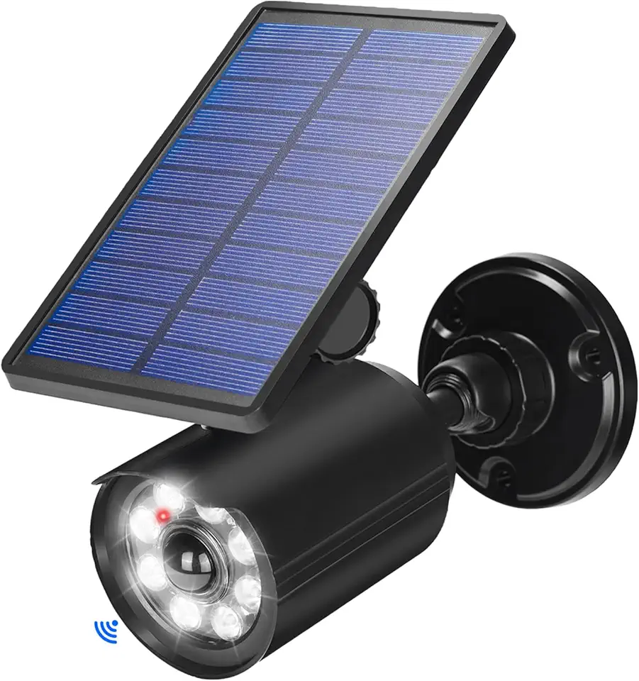 CAHOUGSMT Solar Motion Lights Outdoor 2000LM Security Flood Lights IP67 Waterproof Spot Lights for Y...