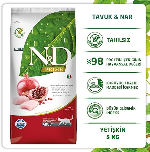 Miniatura 3 de Farmina Natural  Delicious grano libre pollo y granada gato adulto bolsa de 11 lb