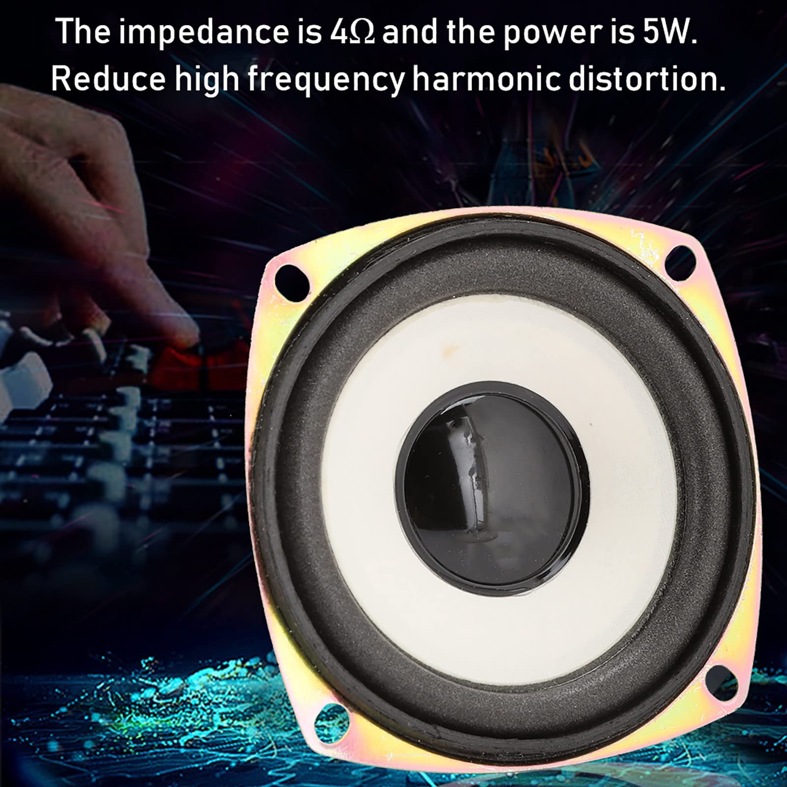 Altoparlante Full Range 3 pollici 4ohm 5W Mini altoparlante a piena frequenza Woofer per cassa multimediale