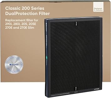 Genuine BLUEAIR Air Purifier Filter for Classic 200 Series 290i / 280i / 205 / 250E / 270E / 270E Slim Replacement Dual Protection Filter 104767