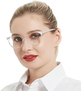 OCCI CHIARI Petite Reading Glasses for Small Face Women Light Weight Readers (Clean 1.5x) 1.0 1.25 1.5 1.75 2.0 2.25 2.5 2.75 3.0 3.5 4.0 5.0 6.0
