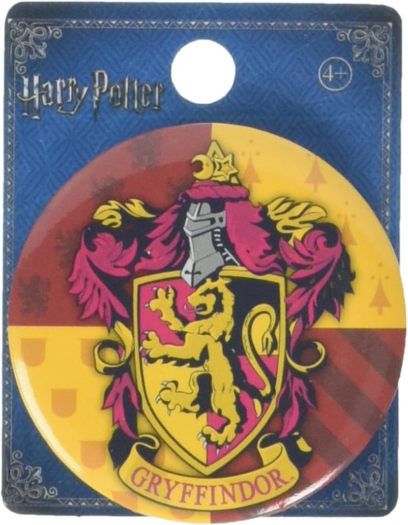 Harry Potter - Gryffindor Button Pin Novelty Accessory,Multi : Clothing, Shoes & Jewelry