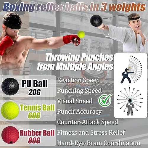 Miniatura 7 de Saco de boxeo independiente para adultos y adolescentes, saco de boxeo pesado de 71 pulgadas con soporte y pelotas de reflejo de boxeo y bomba de