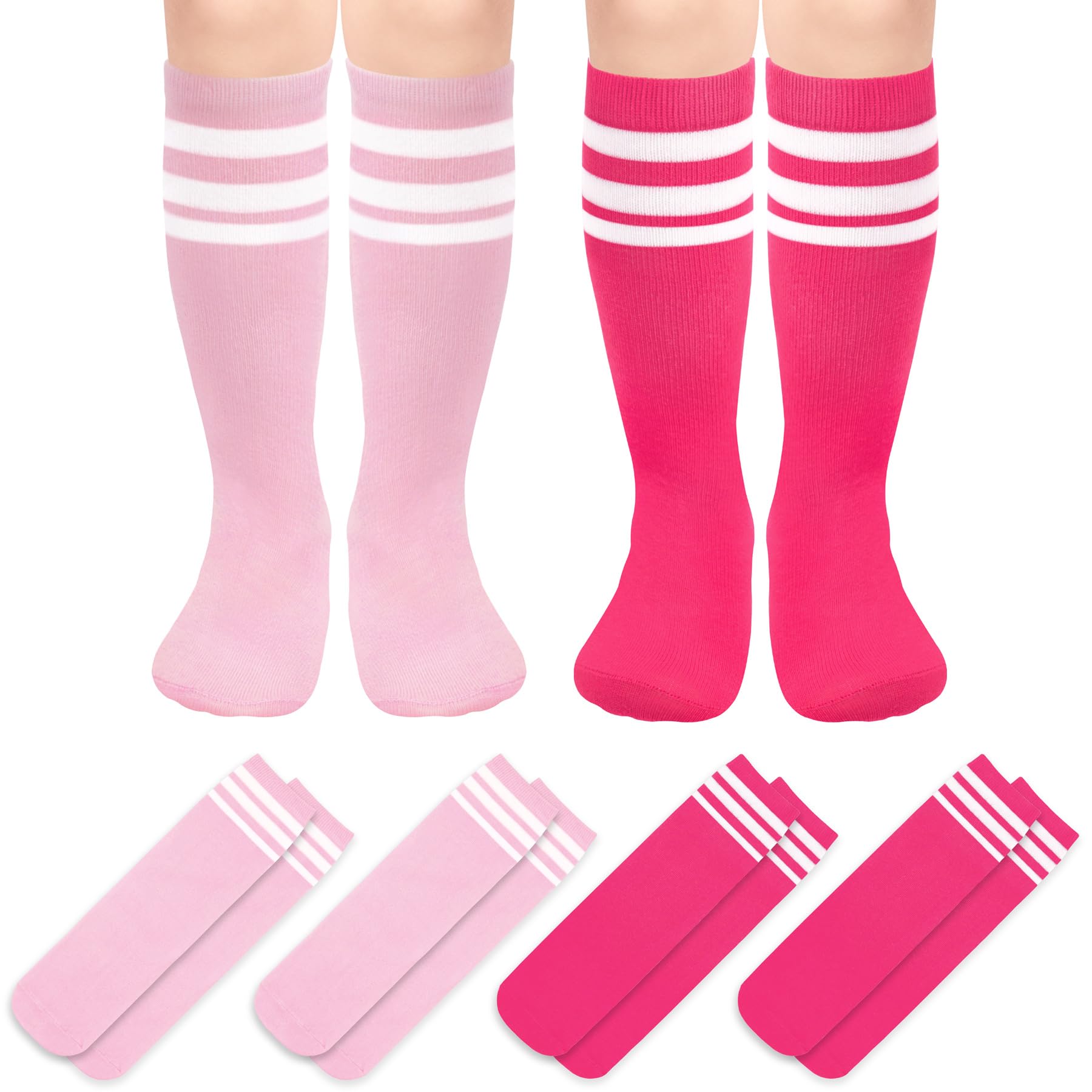 Olreco Toddler Soccer Socks Kids Baseball Socks Youth Softball Sock for Girls Boys Football Sock Boys Athletic Accessories