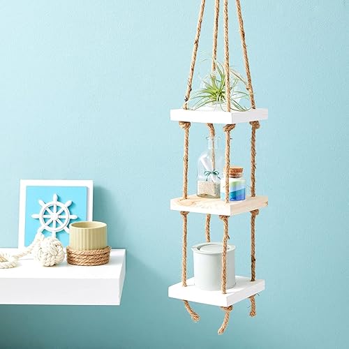 Miniatura 8 de Cuerda de yute trenzada natural de 0.197 in y 328 pies, cuerda de yute marrón resistente y gruesa para manualidades, jardinería, agrupación,