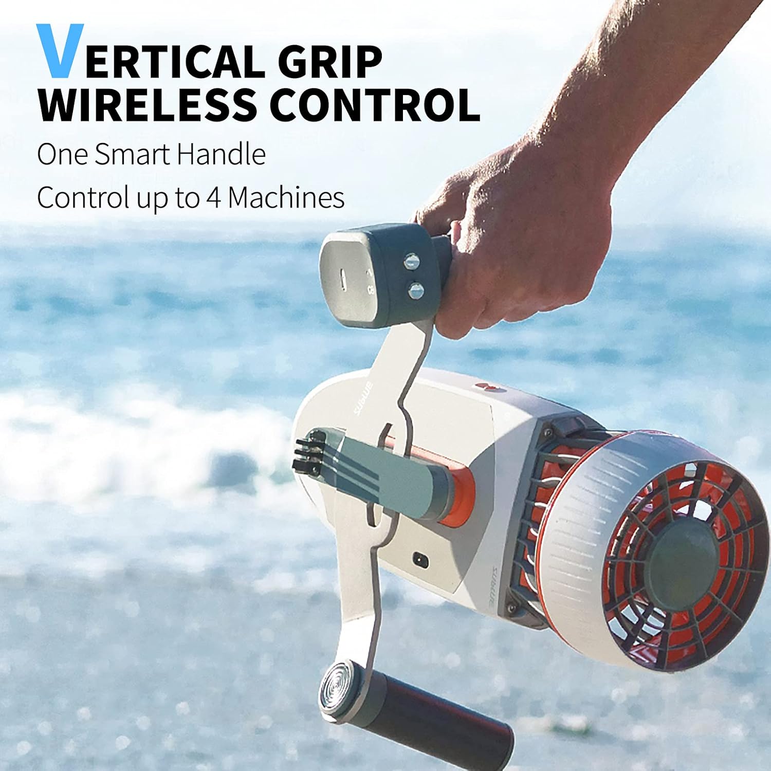 WhiteShark Tini Sottomarino scooter with assembly for assembly/camera for smartphones, super compact water scooter for diving and snorkeling and adventures at sea 4