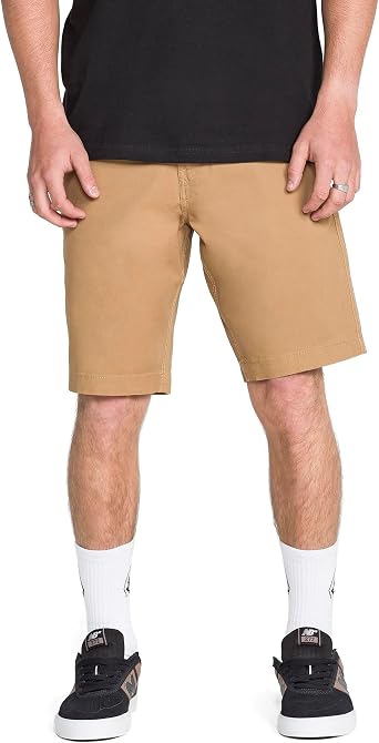 Volcom Mens Road Trip Stretch Twill 20" Chino Short