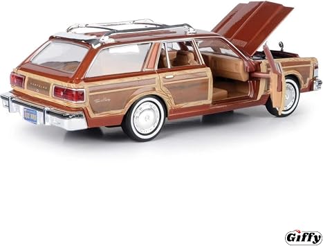 1979 Chrysleer LeBaron Town & Country Die Cast Model Klasik Araba 1:24 Ölçek Koleksiyon Kutulu Metal