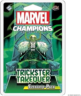 Asmodee, Marvel Champions Le Jeu de Cartes - Trickster Takeover Scénario Extension FFG Jeu d'experts 1 à 4 Joueurs à partir de 12 Ans 30 à 120 Minutes Allemand