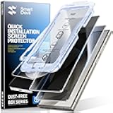 2 Pack for Samsung Galaxy S24 Ultra Privacy Screen Protector,Anti-Spy Tempered Glass,Full Coverage,Finger Print Reader Compatible, Clear 9H Tempered Glass Film