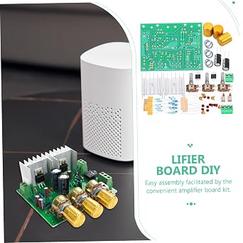 1Set DIY Stereo Amplifier Board Kit Dual Channel Audio Power Amplifier for Home Audio System Easy Assembly Durable Materials Enhance Your Includes