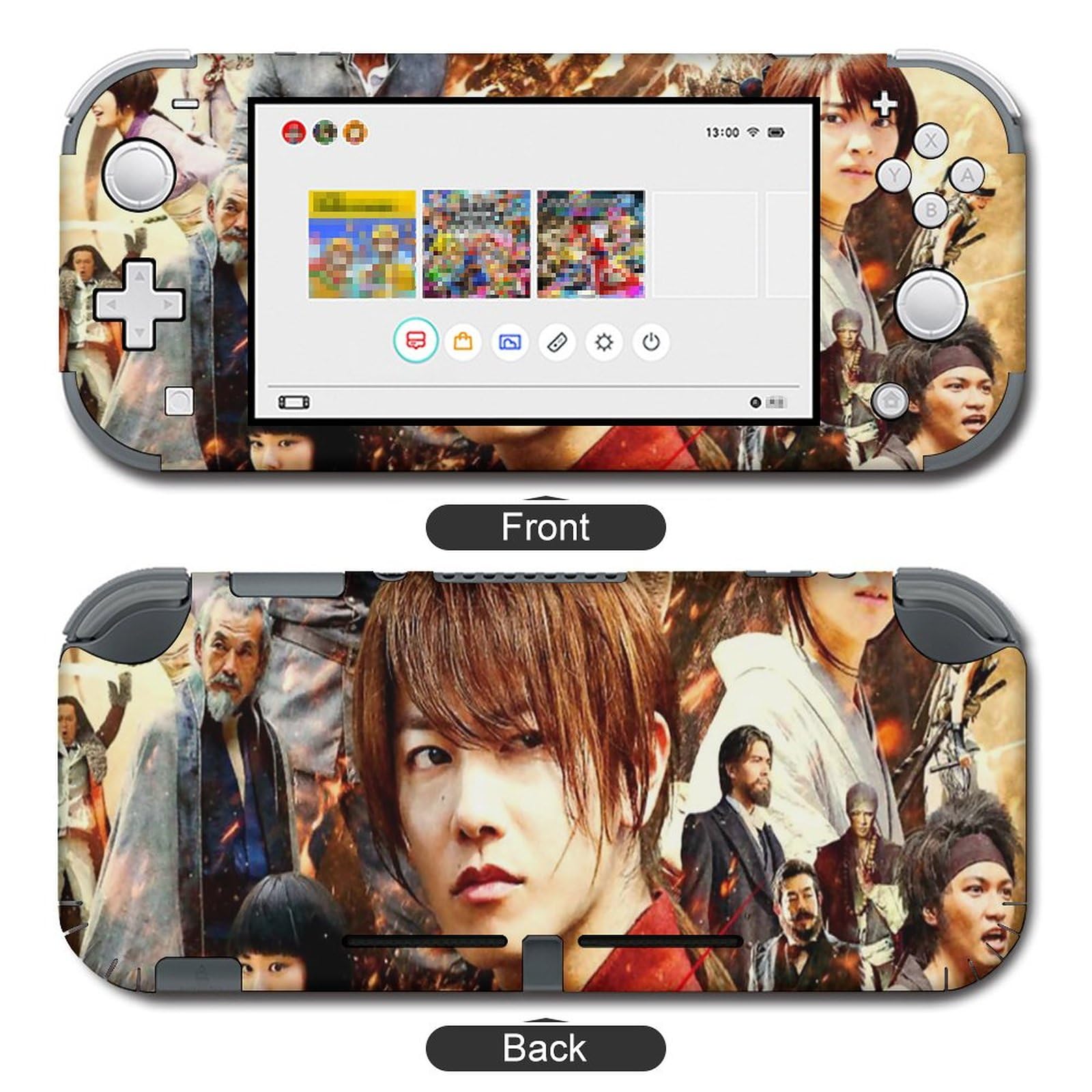 Amazon.co.jp: Switch スキンシール るろうに剣心 Switch/Switch Lite