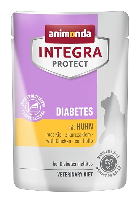 animonda Integra Protect Comida para Gatos húmeda para Diabetes con Pollo (24 x 85 g)