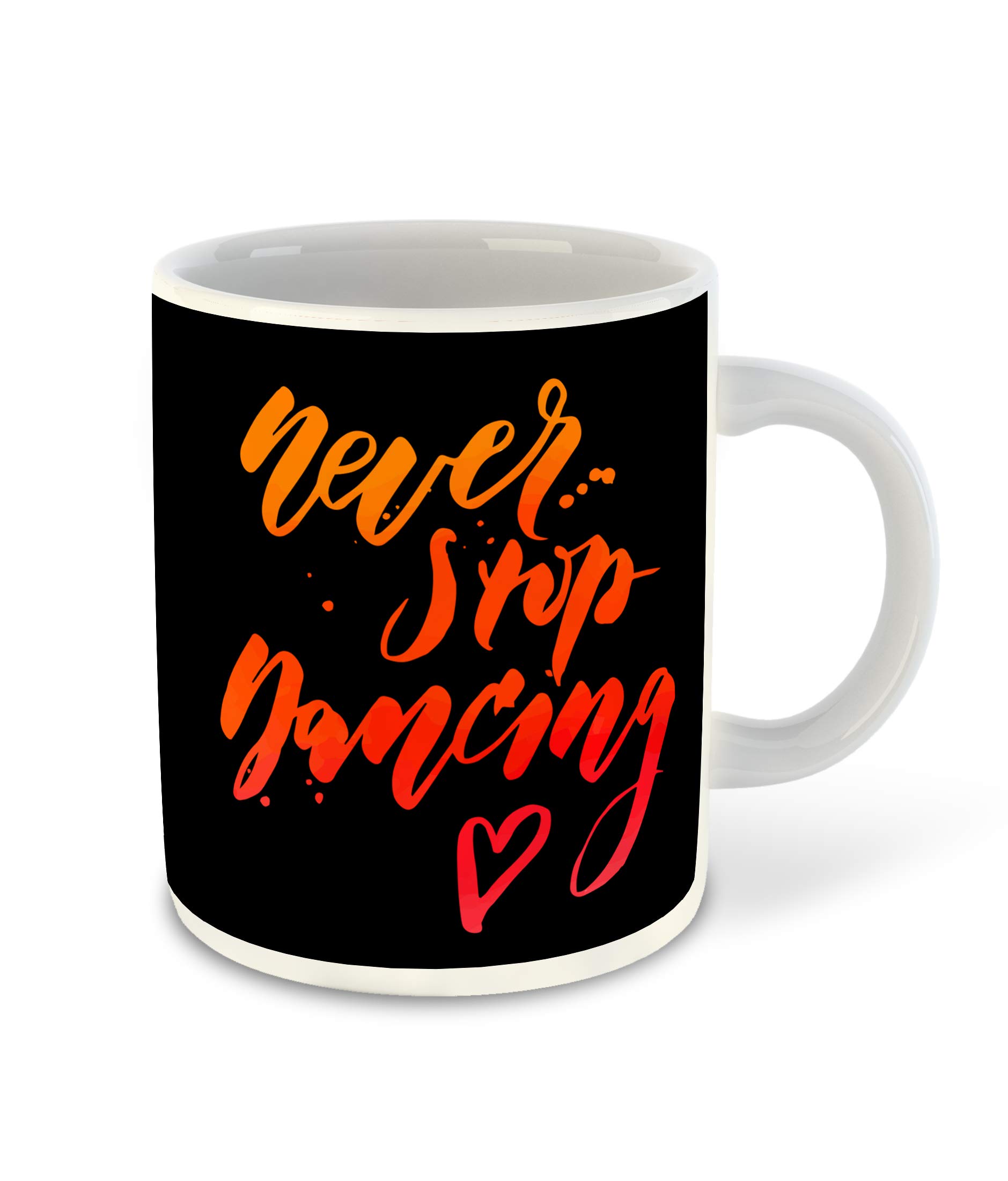 WHATS YOUR KICK - Dancing Inspired Designer Printed White Ceramic Coffee |Tea | Milk Mug (Gift | Dance | Art|Dancing Quotes |Hobby (Multi 5)