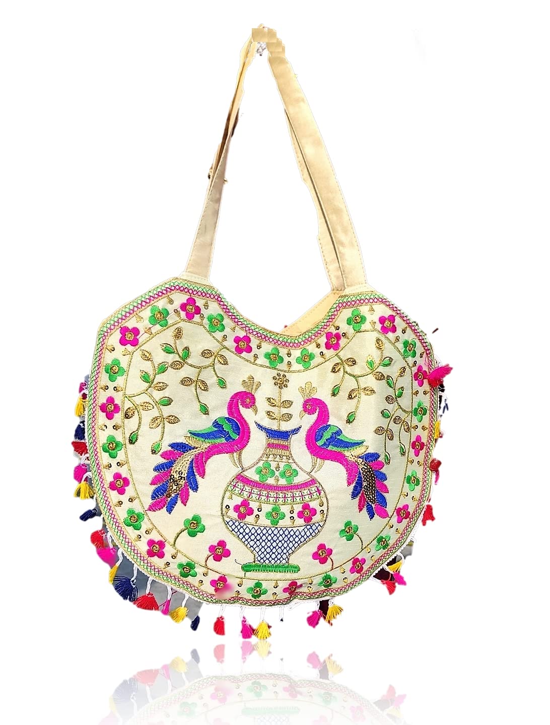 Women beautiful Shoulder bags, Handbag for girls, Stylish bag for everyday use Tote bag Peacock (Round peacock) (B09Q915WVH) Amazon Price History, Amazon Price Tracker