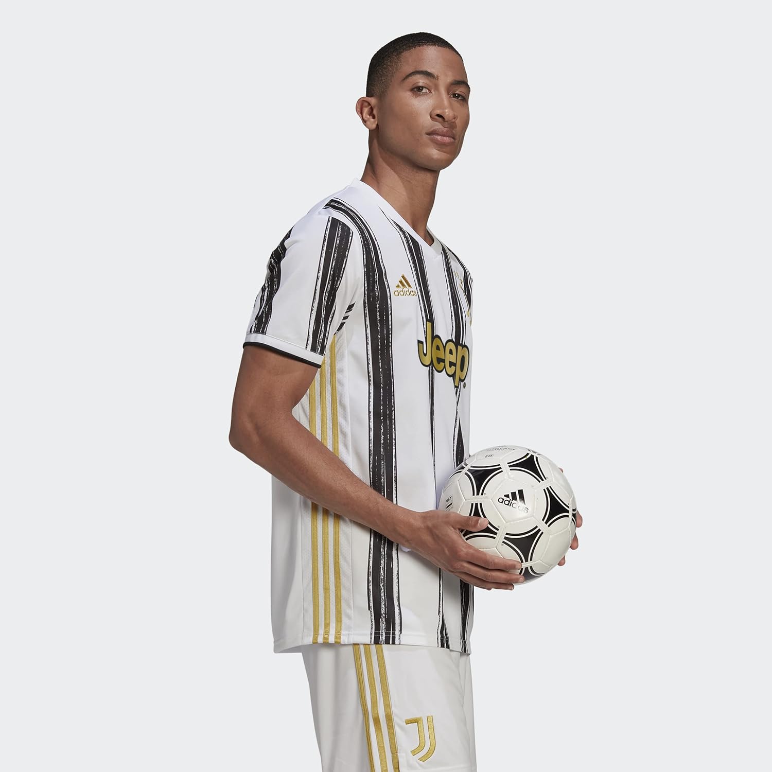 Adidas Mens Juventus Home Soccer Jersey White/Black L