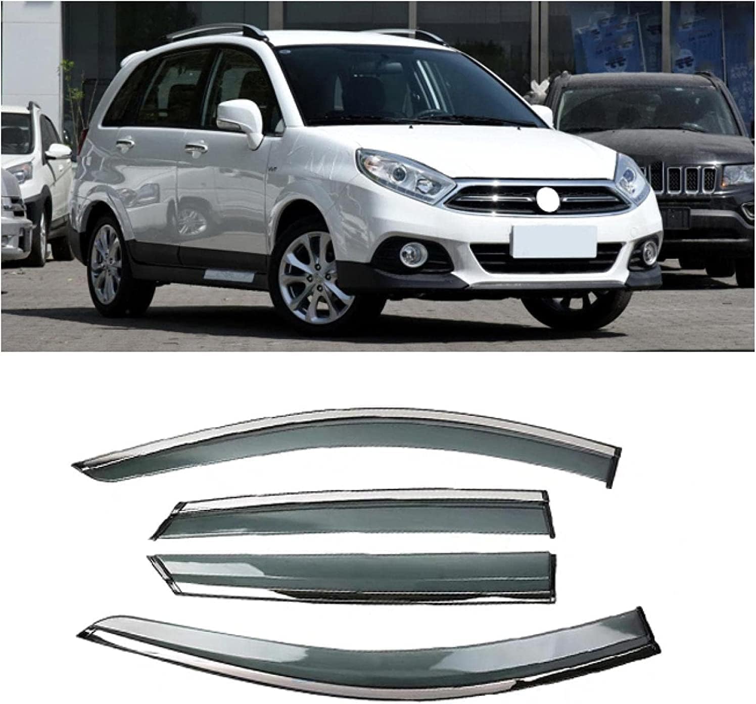Déflecteurs de vent pour voyager en Suzuki Liana A6 2016 au frais