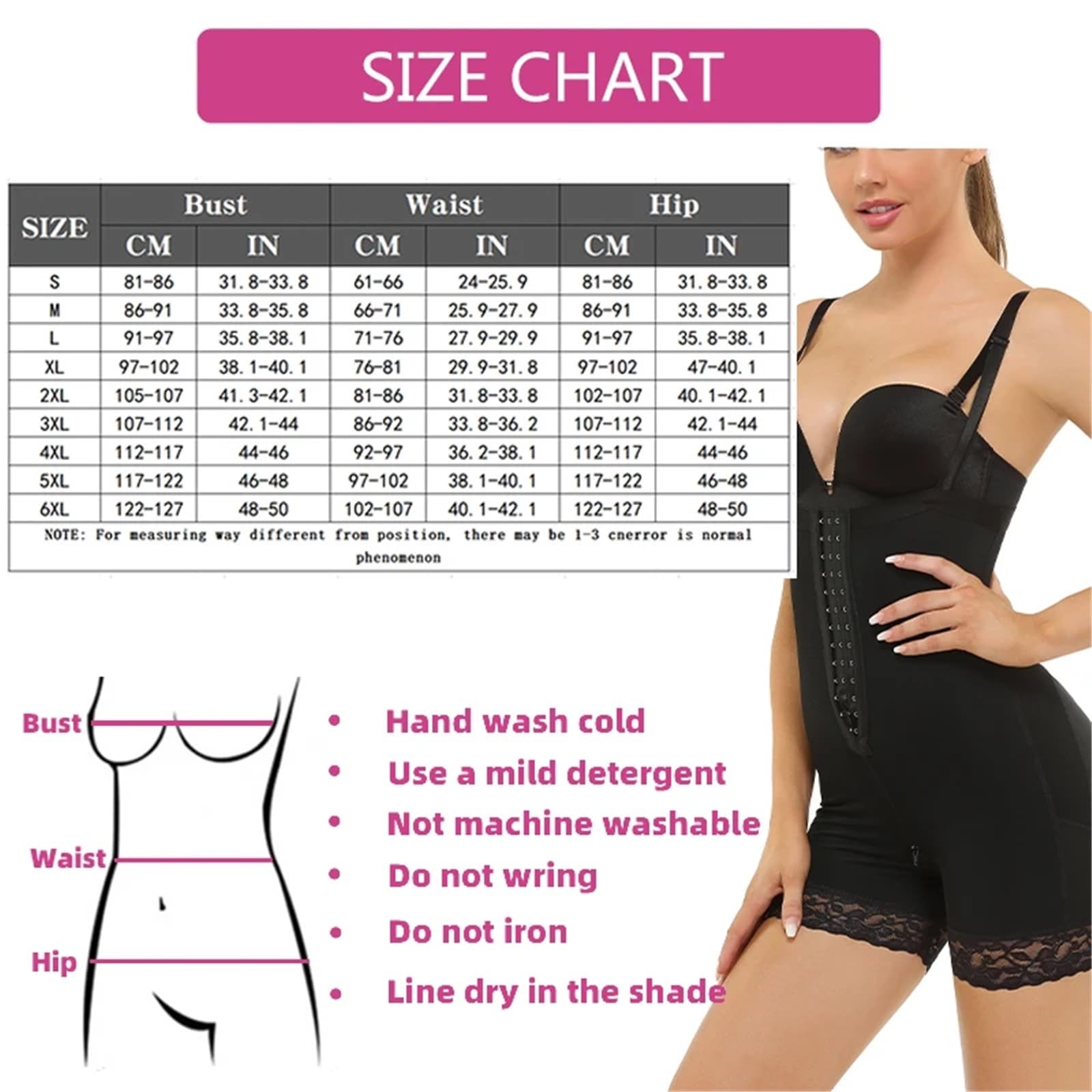 Body Moldeador Corrector de figura sin tirantes alta compresión, control abdomen, faja moldeadora cintura