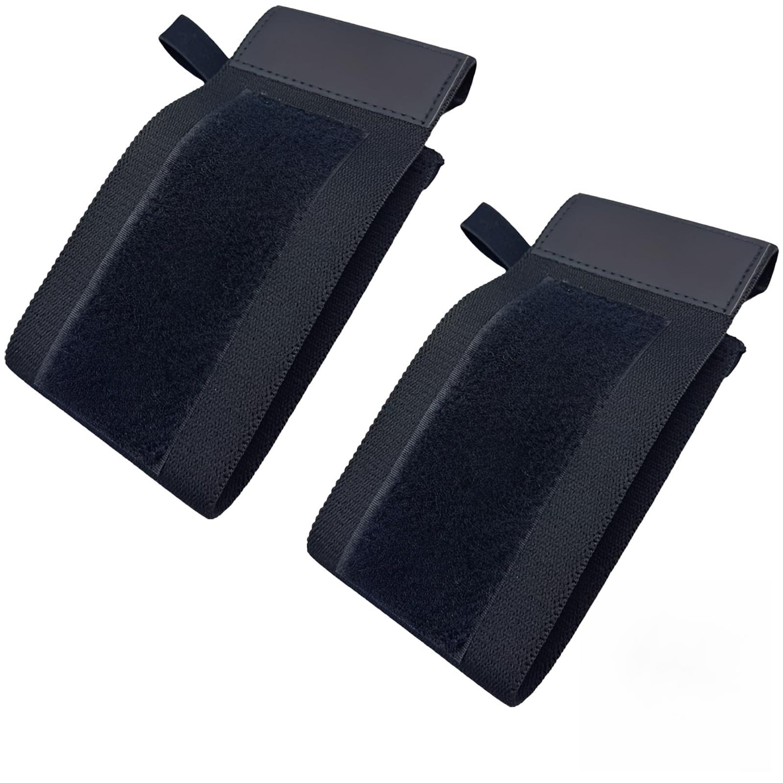 1 paire de bandes de poignet pour haltérophilie, bande de soutien de poignet 46 cm, boucle de pouce élastique, pour compétition, prévention des tensions, sangles réglables, noir