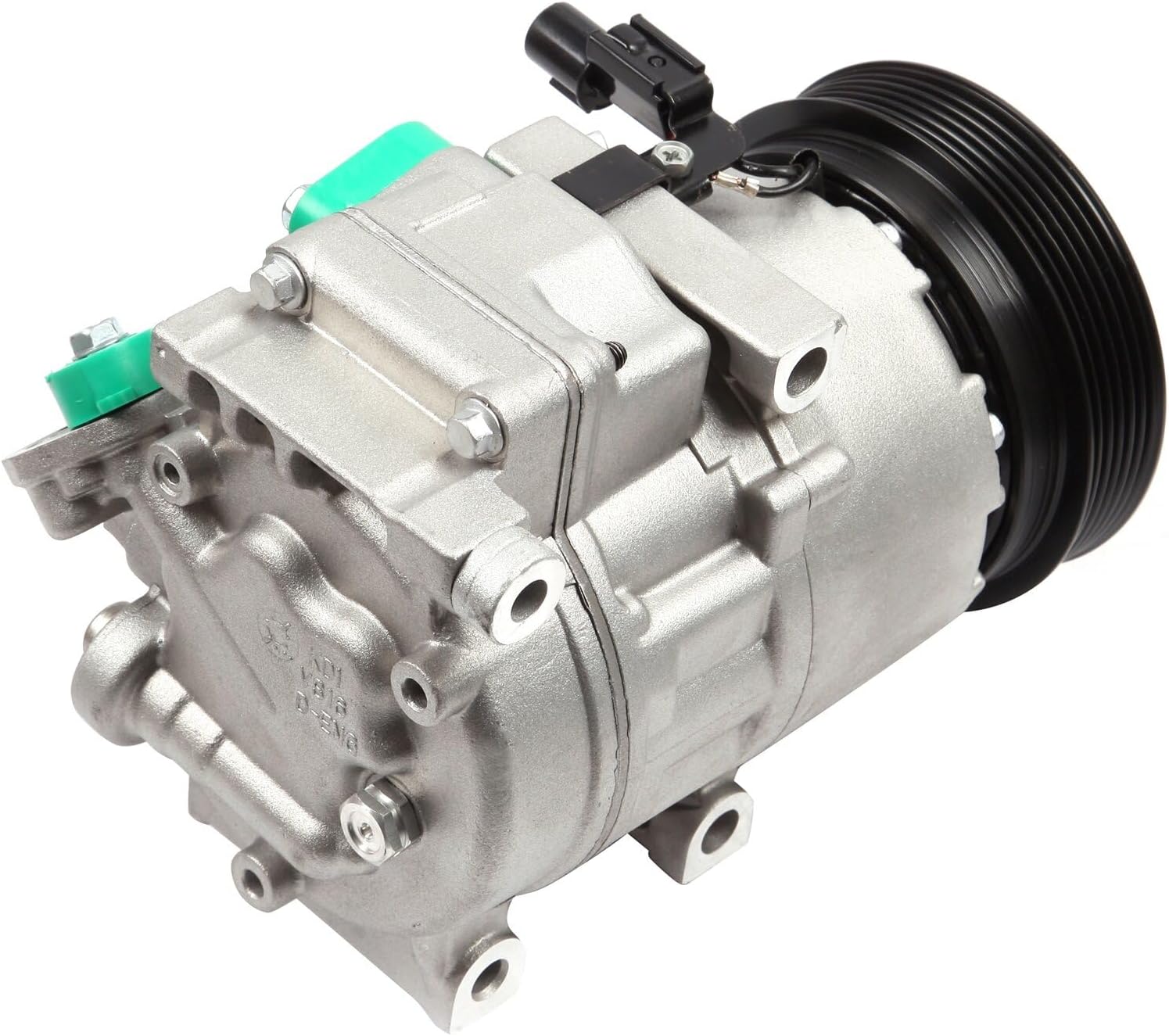 AC Compressor with A C Clutch for 2007-2011 Fit for Hyundai Azera 3.3L 2006-2011 Fit for Hyundai Azera 3.8L 2007-2009 Fit for Hyundai Santa Fe 2.7L Air Conditioning Compressor OE