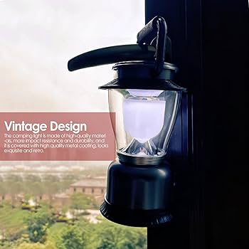 Amazon.com: FANT.LUX Retro LED Lantern 2-Pack, 360° COB 120