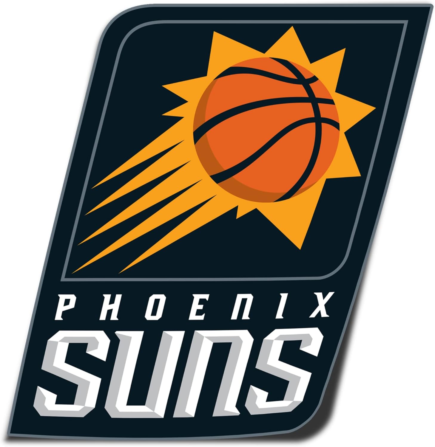 Desert Cactus Phoenix Suns NBA Officially Licensed Sticker Vinyl Decal Laptop Water Bottle Car Scrapbook (Individual 2)