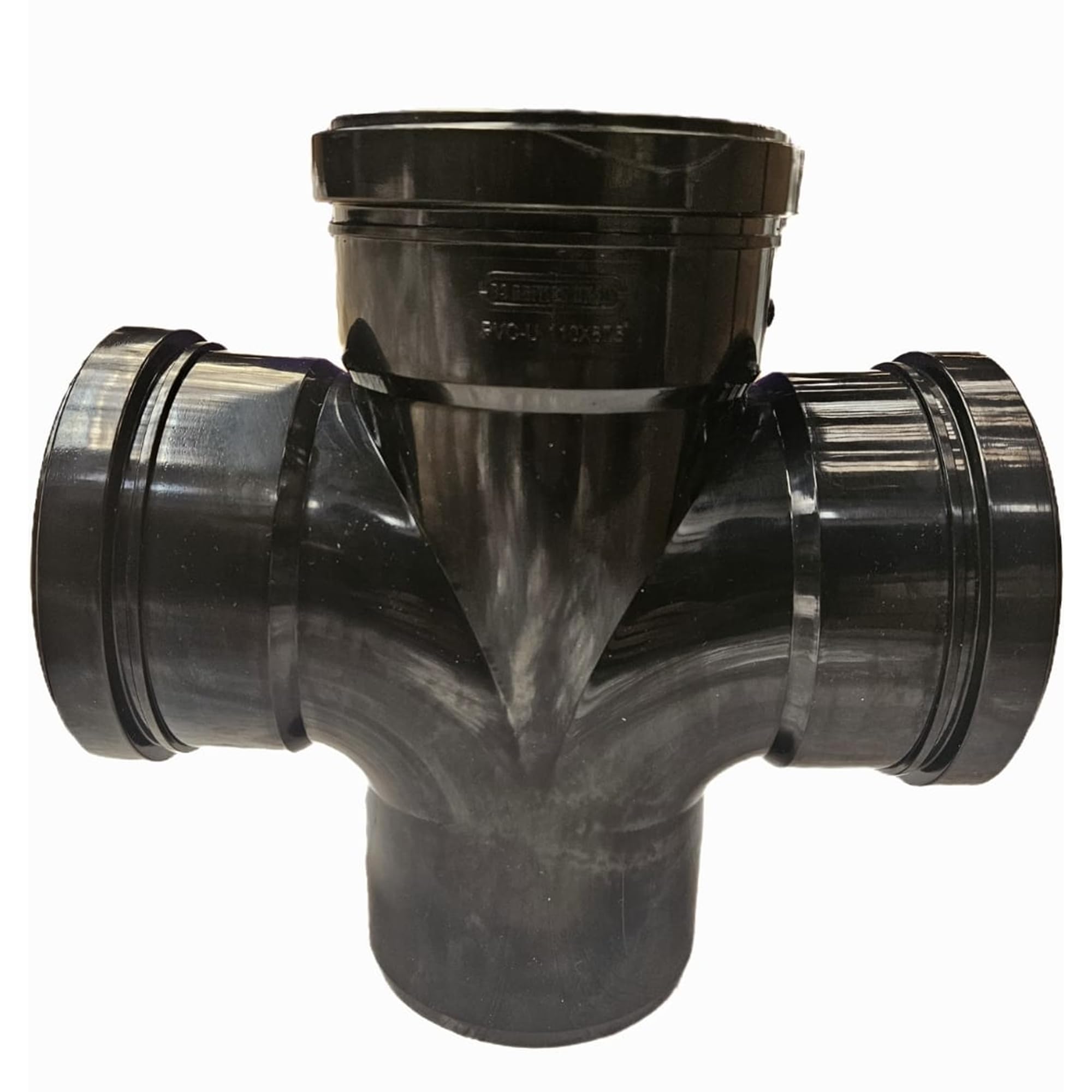 Soil Ring Seal- 92.5 Degree Double Branch Pipe Black