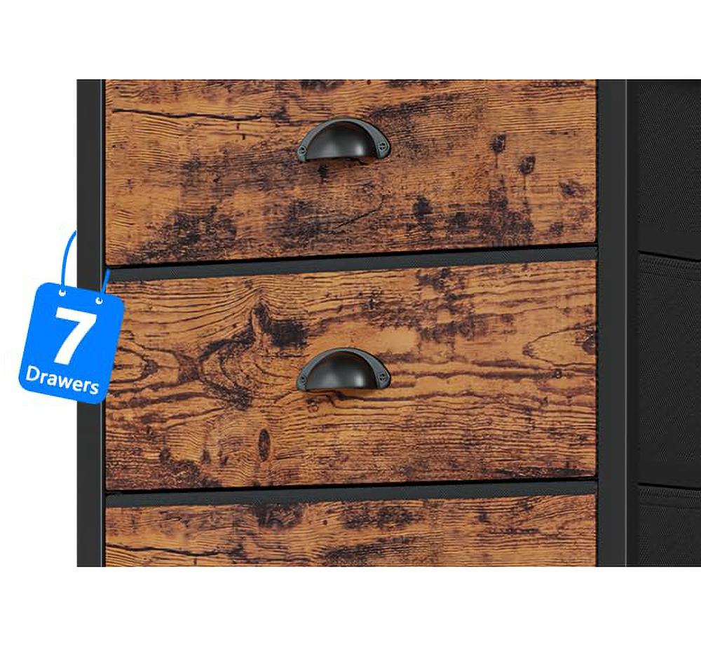 Amazon.com: Furnulem Dresser for Bedroom, 7 Drawers Tall Chest of