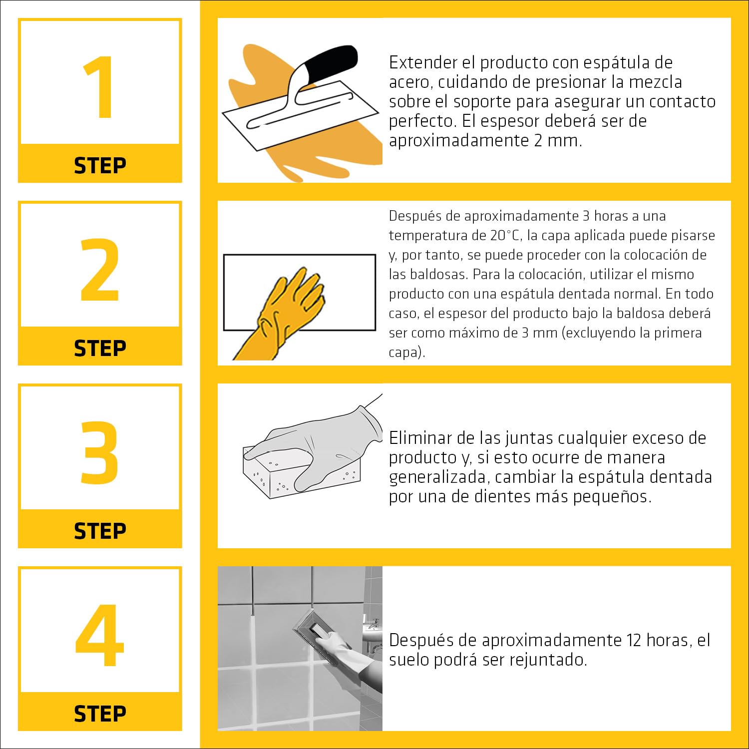 SIKA - Adhesivo cementoso rápido - SikaCeram 500 Ceralastic - Gris - 20kg