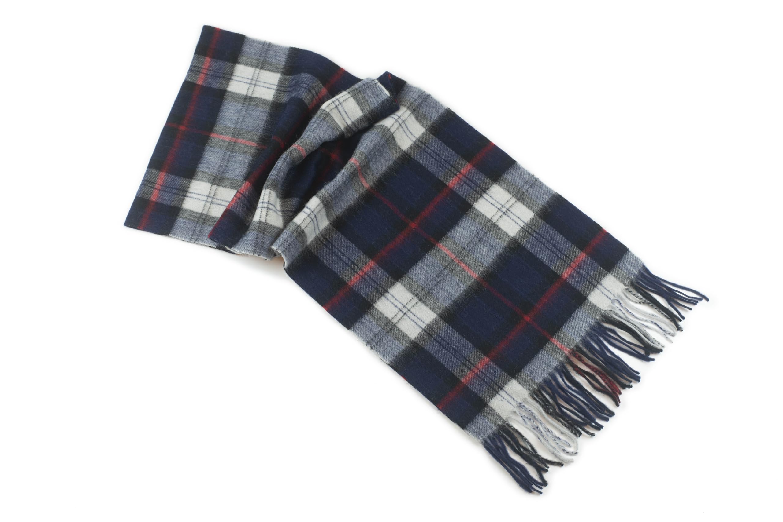 REALITY&FANTASY Sciarpa invernale scozzese scozzese in cashmere e 100% lana di agnello morbida per uomo e donna