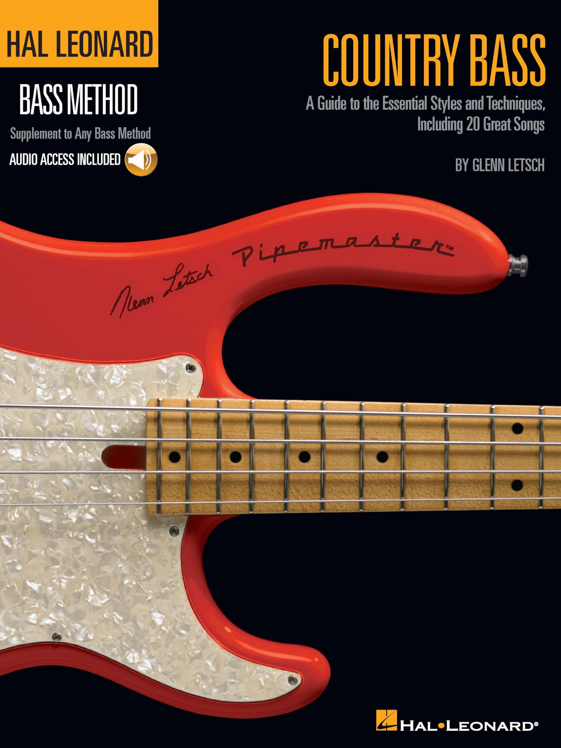 Country Bass Hal Leonard Bass Method pour maîtriser la guitare basse et jouer au tempo