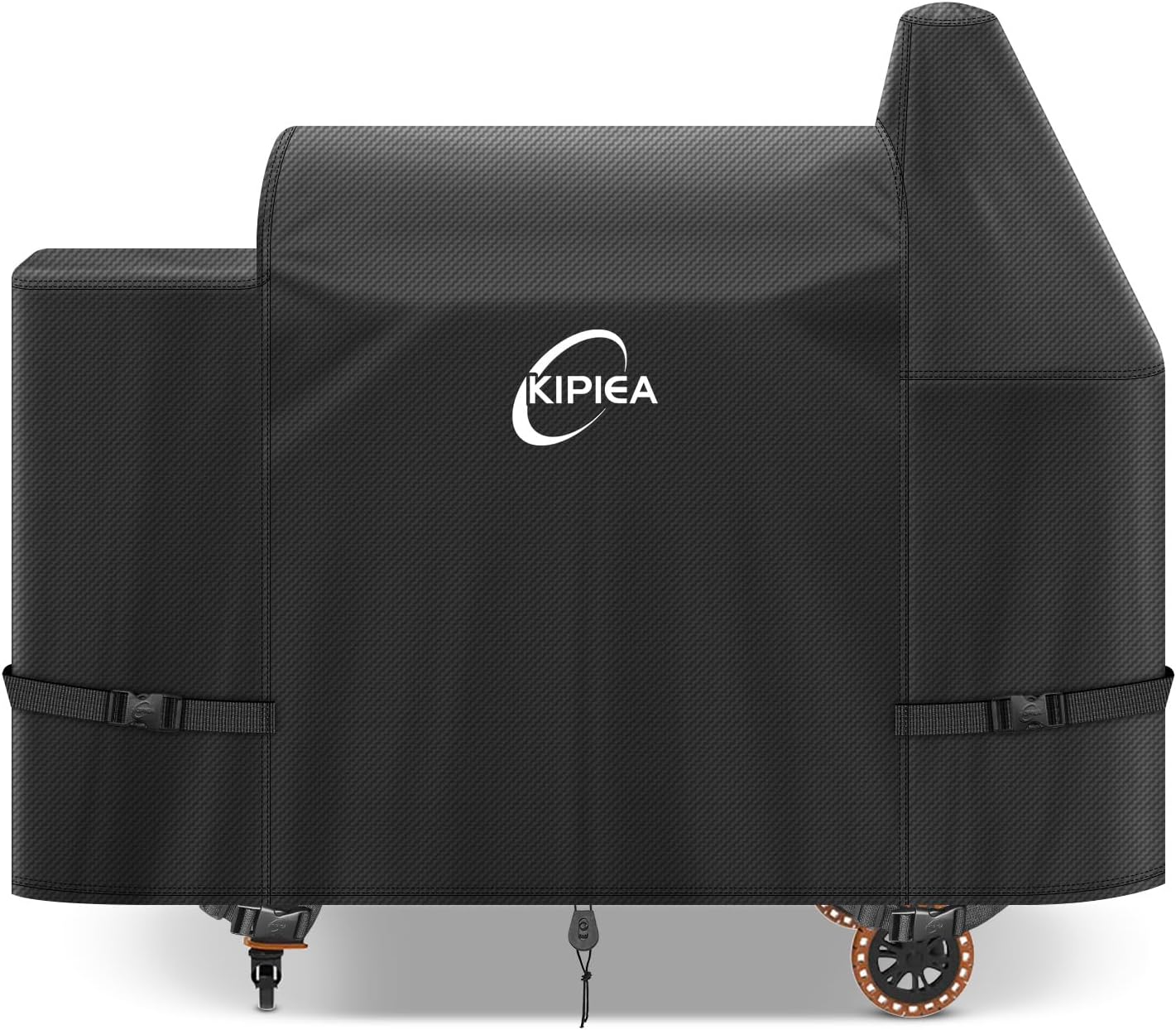 Kipiea 600D Heavy Duty Pellet Grill Cover for Pit Boss Sportsman 1100 & 1600, and Mahogany 1000 Series, Waterproof Wood Pellet Smoker Cover with Windproof Buckles, UV Resistant, No Tear, No Fading