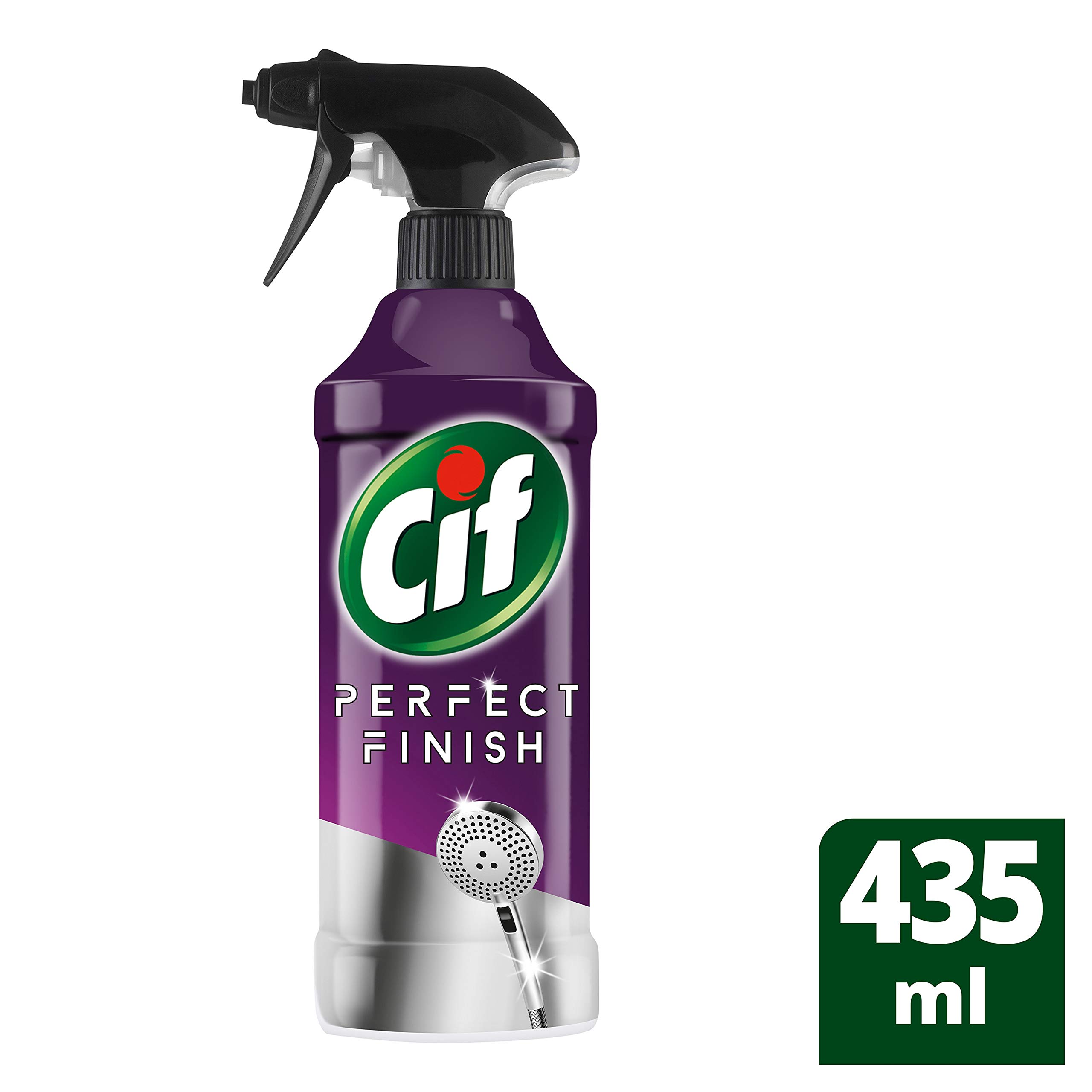 CIF Perfect Finish Limescale Remover Spray | 100% Effective |435ml & Abrasive Surface Cleaner Cream, Lemon| Kitchen, Removes Grease, Dirt & Tough Stains with Natural Cleaning Particles, 500 ml - Image 3 thumbnail