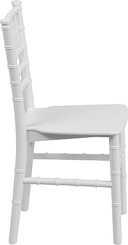 Miniatura 6 de Silla Chiavari de resina blanca para niños, BIZ-LE11-8584-WHI