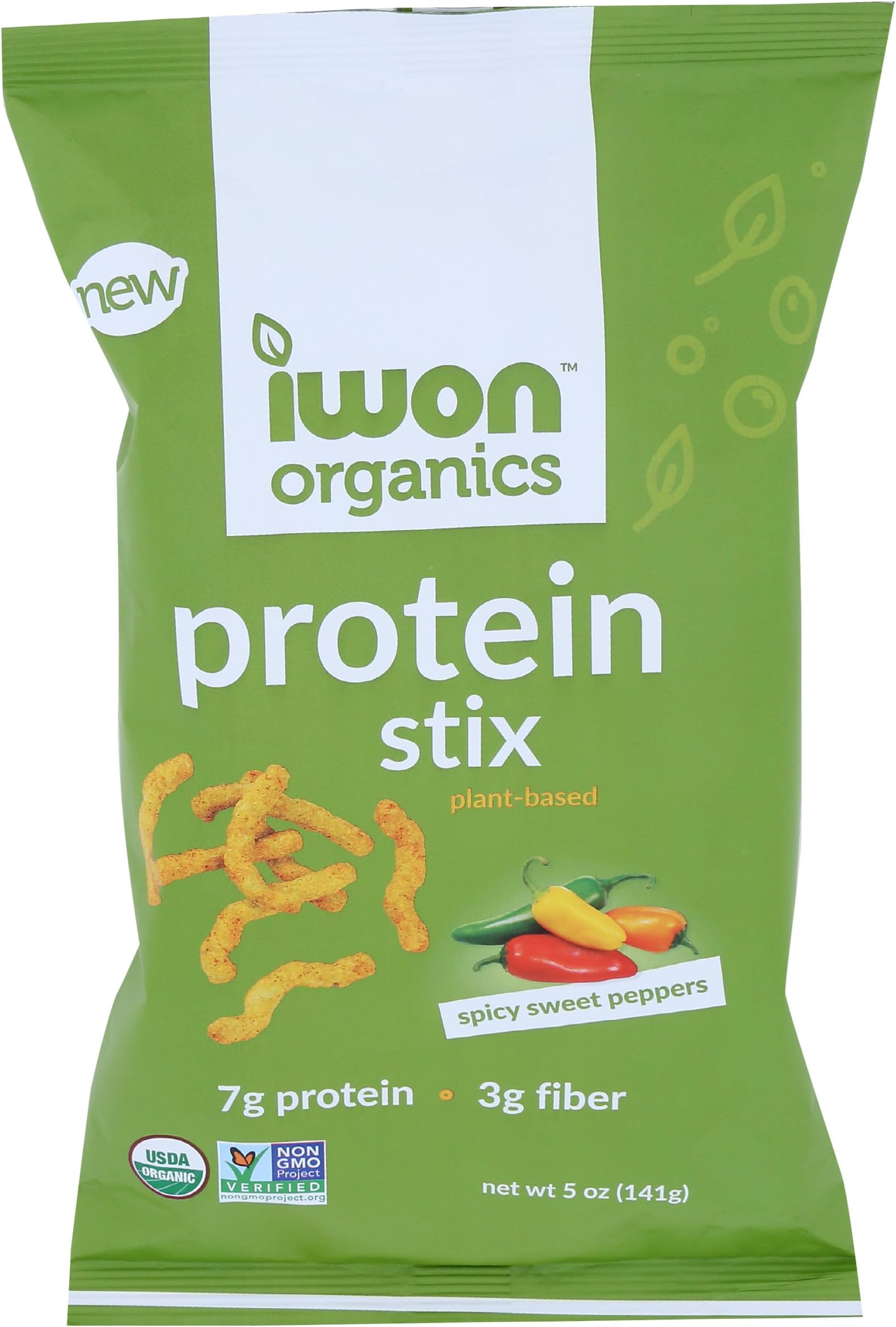 Spicy Sweet Peppers Flavored Organic Protein StiXS