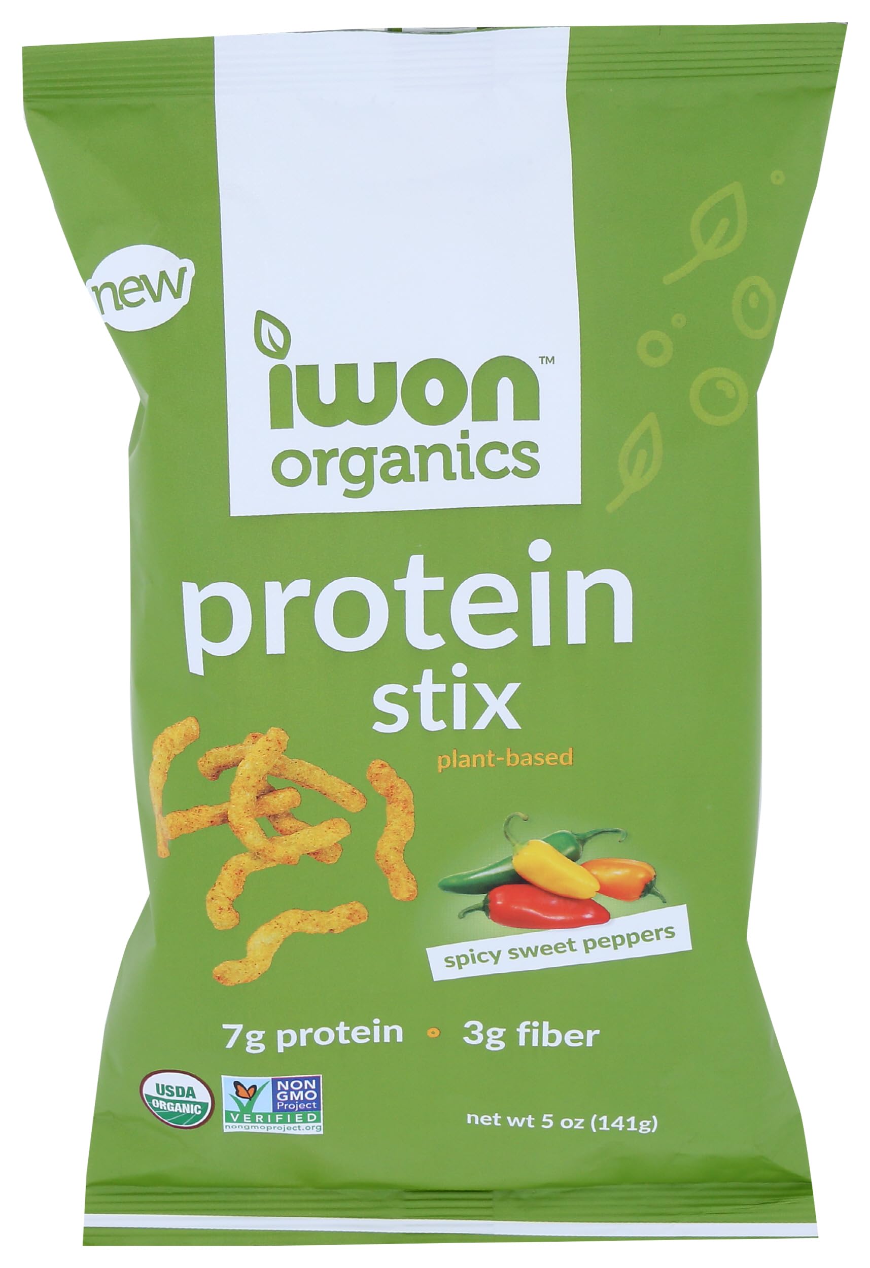 Spicy Sweet Peppers Flavored Organic Protein StiXS