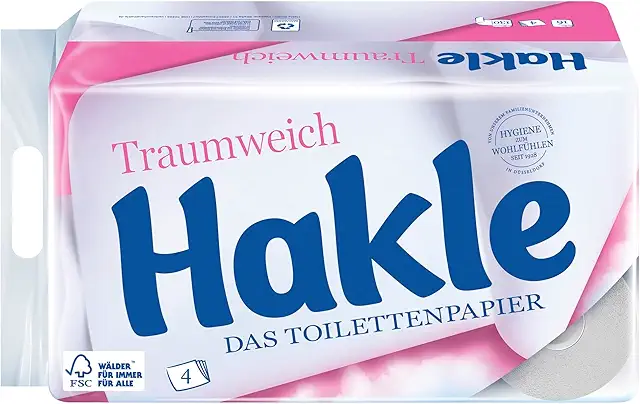 Hakle Traumweich Toilettenpapier – 16 Rollen, Sanfte Reinigung für Wohlbefinden