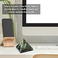 Vista 172 de Amazing Gemstone Amethyst Pyramid Crystal Healing Stones - 2" Great Pyramid Figurine of Natural Stone Pyramid for Meditation, Reiki, Chakra