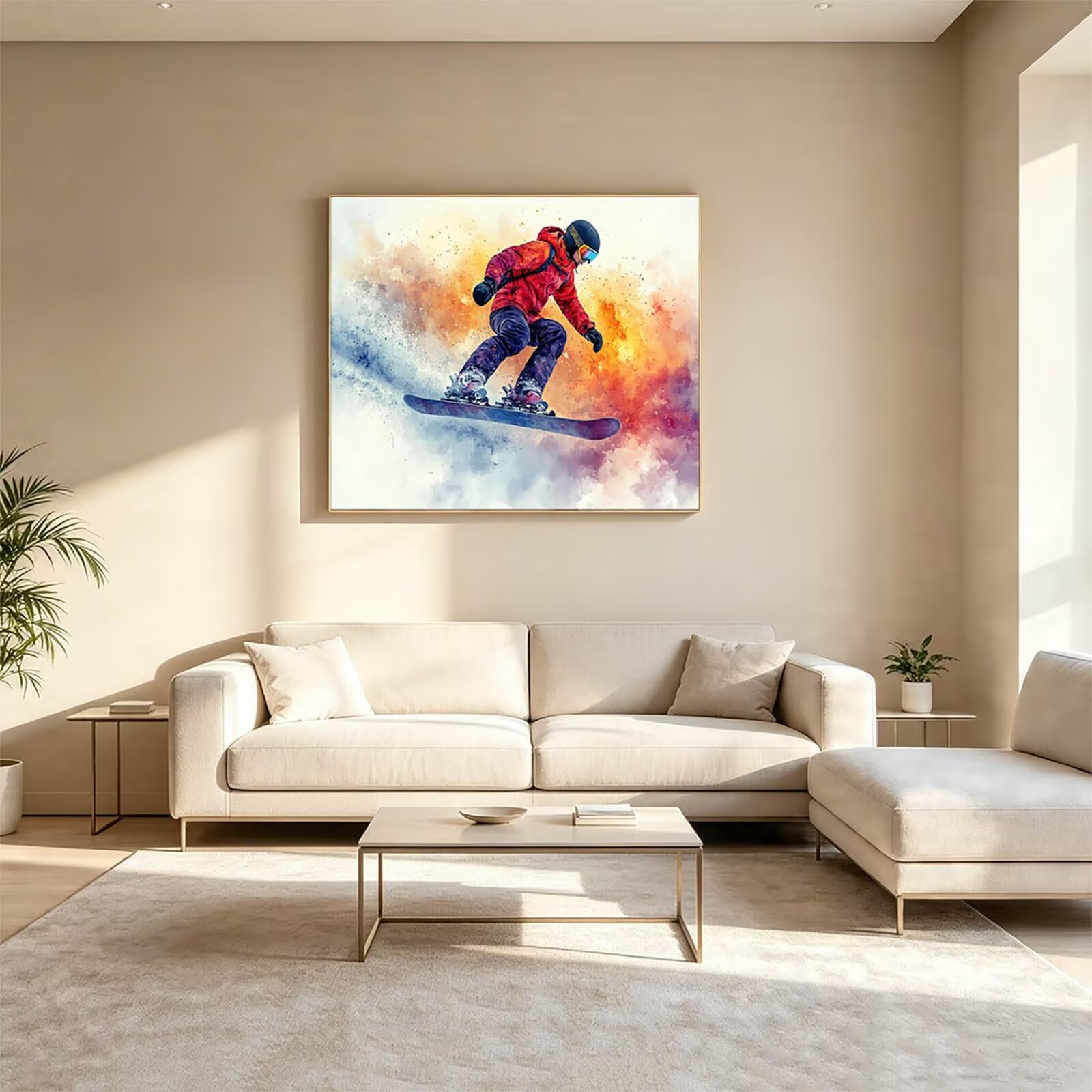 Malowanie według numerów dla dorosłych deskorolka płótno 70 x 95 cm ZSHS