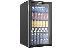 EUHOMY Beverage Refrigerator and Cooler: The Perfect Chill for Your Drinks!