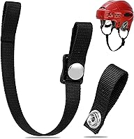Vista 1 de Hockey Helmet Chin Strap with Single Strengthened Snap Ice Hockey Chin Strap Replacement Parts Loop Repair Kit