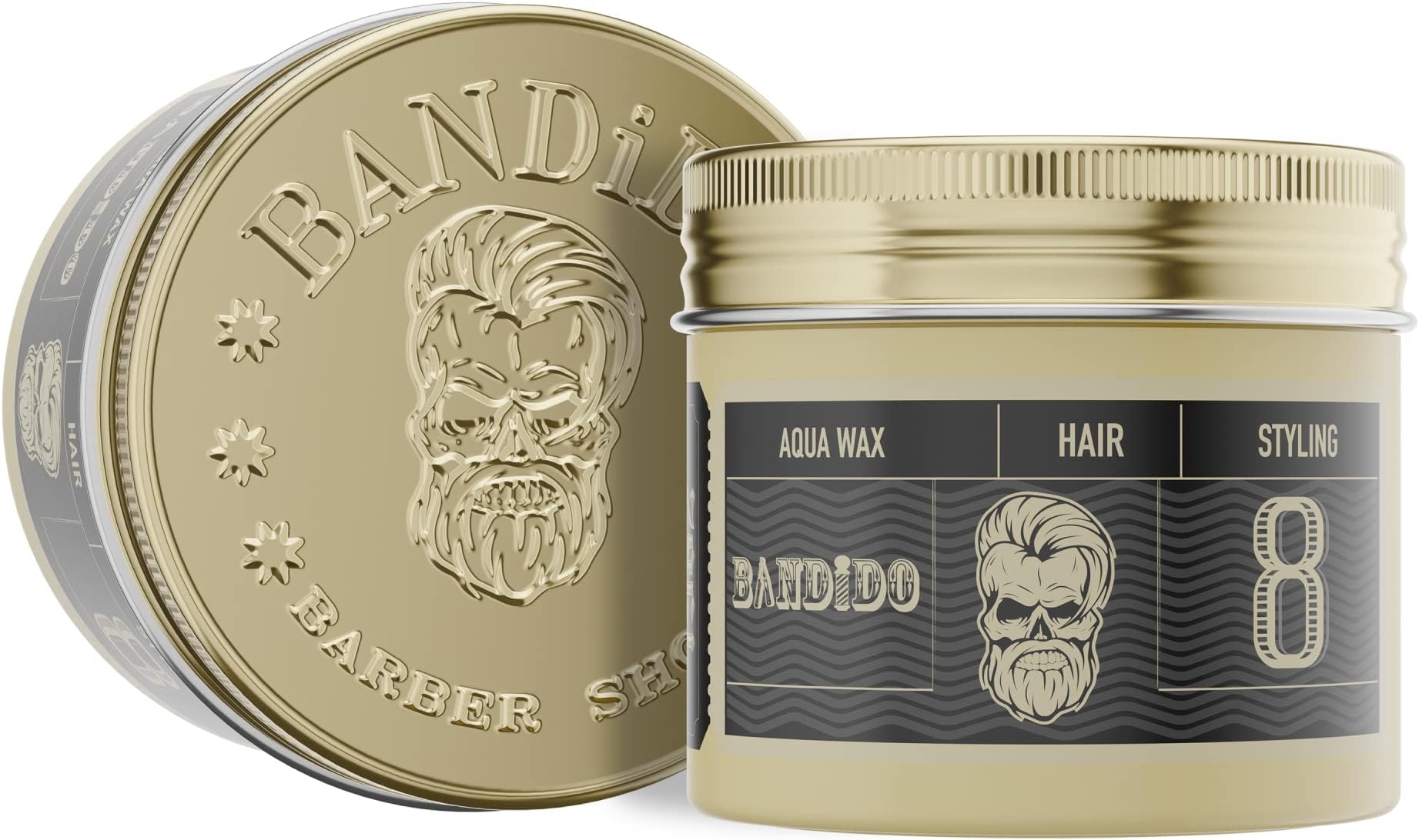 Aqua Hair Styling Wax (No. 8 - Yellow) Extreme Hold, Moisturizing Natural Ingredients - 125ml