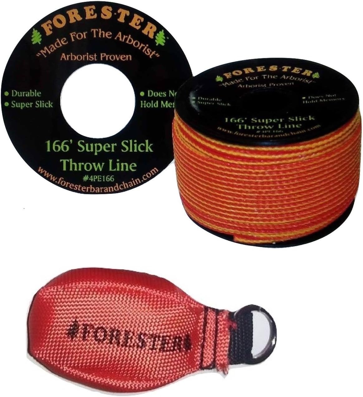 FORESTER Arborist Throw Line Kit Ultra Slick 100 Polyester Rope with