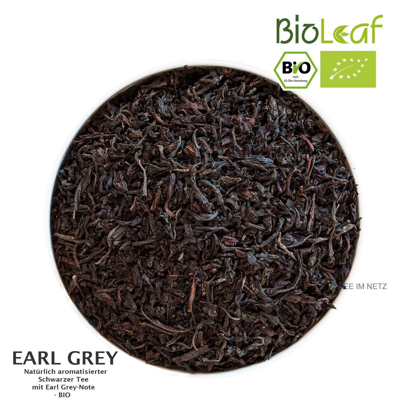 tea`s finest Schwarzer Tee Earl Grey - BIO (500 Gramm)